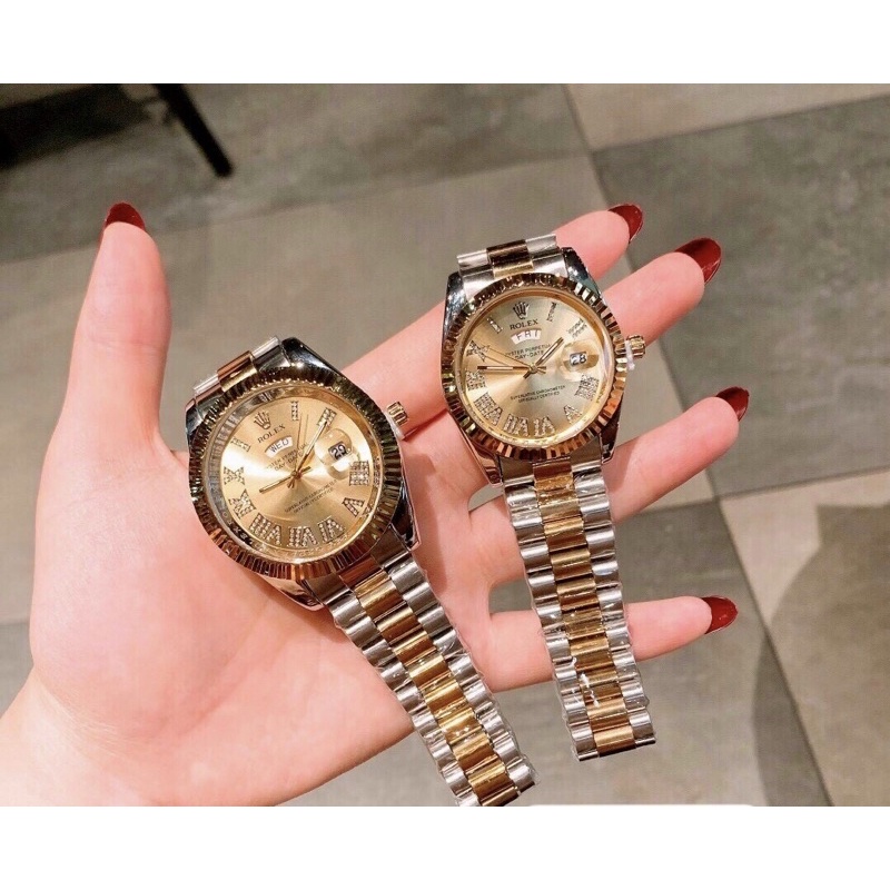 Đồng hồ Rolex nam viền trơn thời trang