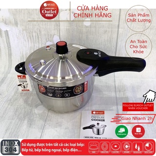 Nồi áp suất đun từ elmich inox 304 el3369 4l/el3371 5,5l