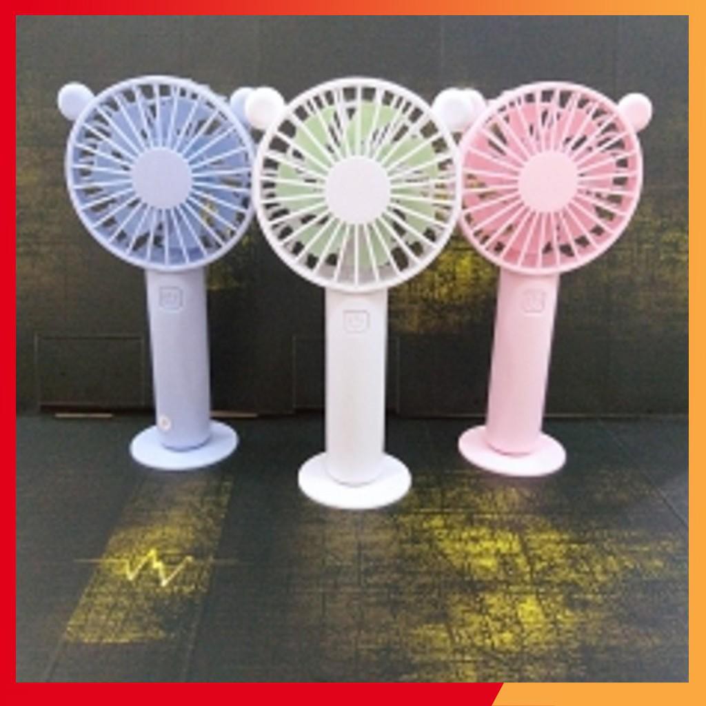 Quạt mini đứng cầm tay dễ thương có đế để bàn T31 - Shopbansi