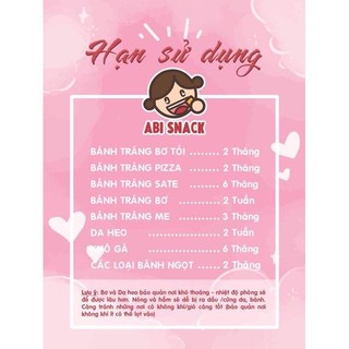 Bánh tráng ABI đủ vị