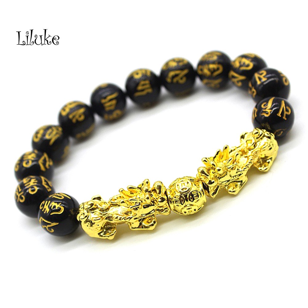 [LK] Vòng Tay Bùa Hộ Mệnh Pi Xiu Charm Mantra May Mắn Phong Thủy