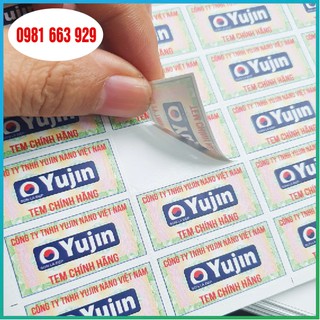 [Combo] In tem vỡ, Tem bảo hành, Tem niêm phong bền đẹp,Giá tại xưởng! Chỉ từ 100k có ngay 1000 tem bảo hành.