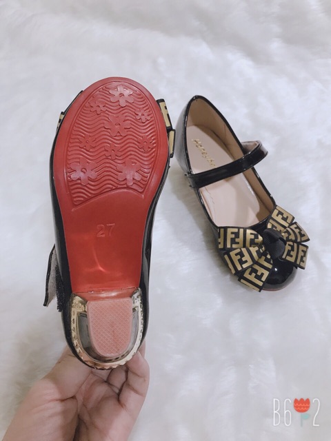 Giày sandal 00717 cao gót cho bé gái sz25-34