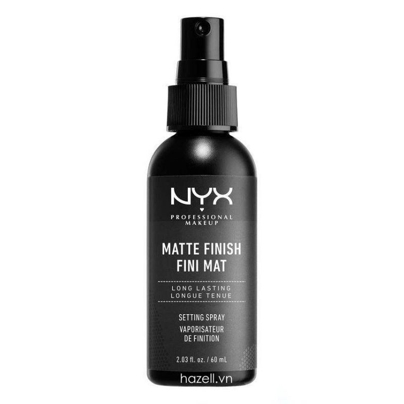Xịt khoáng chống trôi make up NYX Matte Finish Fini Mat Setting Spray