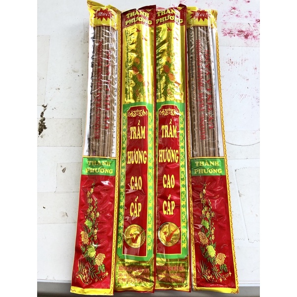 hương trầm đậu tàn thành phương dài 42cm rất thơm bịch 10 thẻ.(20 nén/thẻ)