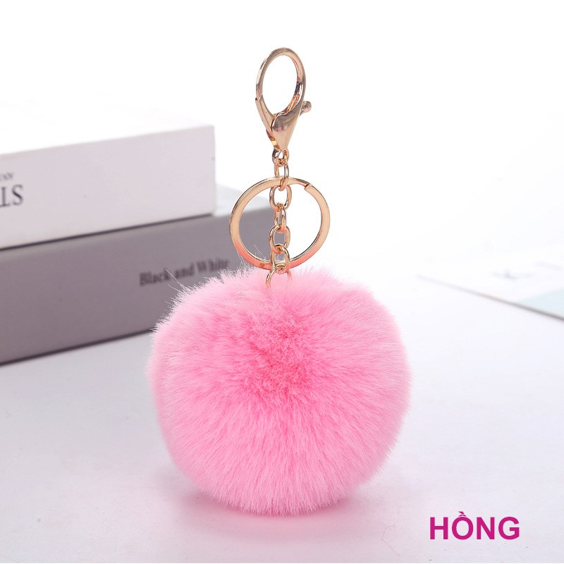 Móc Khoá Cute - Móc Khóa Bông Siêu Xinh Siêu Dễ Thương Treo Cặp, Túi Xách, Điện Thoại Cho Bạn Gái