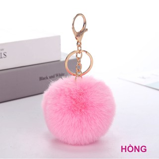 Móc Khoá Cute - Móc Khóa Cục Bông  Siêu Dễ Thương Treo Cặp, Túi Xách, Điện Thoại Cho Bạn Gái