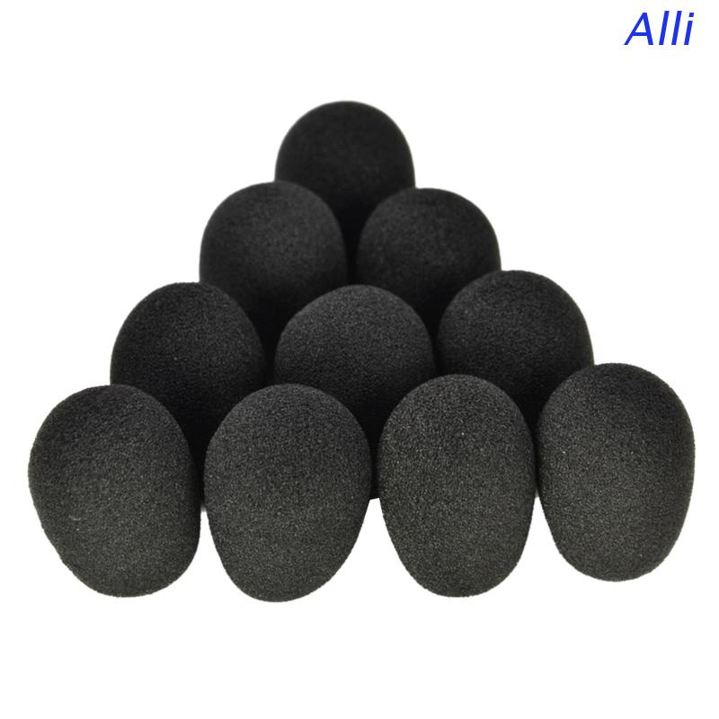 Set 10 mút xốp bọc đầu micro thay thế cho tai nghe Logitech G433 G533 G633 G933 G935