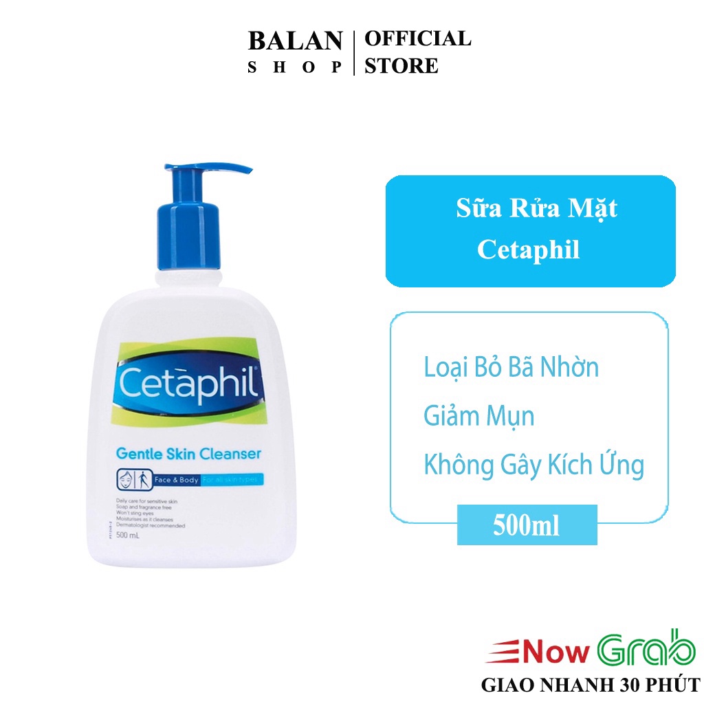 Sữa Rửa Mặt Cetaphil Dịu Nhẹ, Giảm Mụn -  Cetaphil Gentle Skin Cleanser - Balan Shop