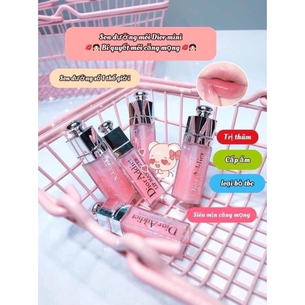Son dưỡng môi dior mini đủ màu