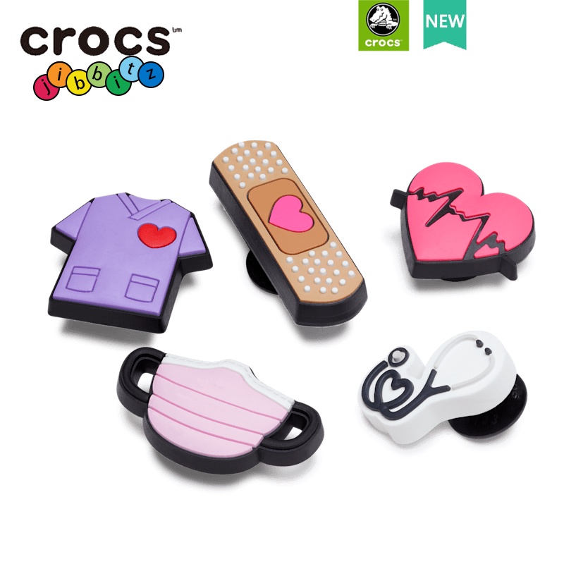 Crocs / jibbitz Sức Khỏe Trái Tim Quyến Rũ jibbitz