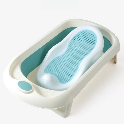 Ghế nằm đỡ tắm đệm silicol êm ái cho bé sơ sinh từ 0 tháng trở lên, 2in1 có thể nằm chơi và đỡ tắm an toàn, Shop Bố Sam