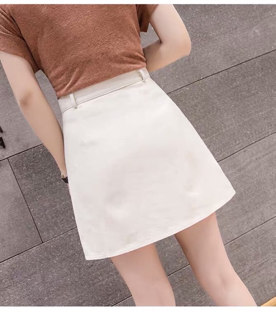 CHÂN VÁY JEAN CẠP CAO - HÀNG CÓ SẴN