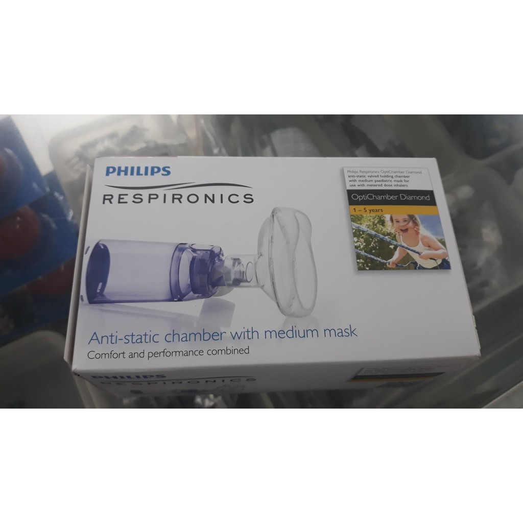 BABYHALER (BUỒNG ĐỆM PHILIPS RESPIRONICS DIAMOND- DỤNG CỤ ĐIỀU TRỊ HEN SUYỄN)