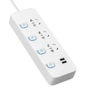 Ổ cắm điện HAKAIO đa năng thông minh Đèn LED và cổng USB 5v sạc nhanh chịu tải 2500W bảo hành 12 tháng