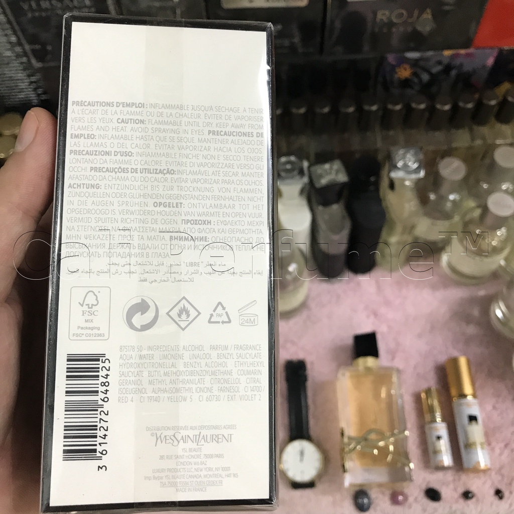 Nước Hoa Nữ Siêu Sang Trọng Trẻ Trung Libre EDP
