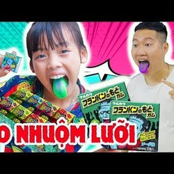 Kẹo singum nhuộm lưỡi Marukawa Frankenstein xanh ( hộp 8 viên) Nhật Bản