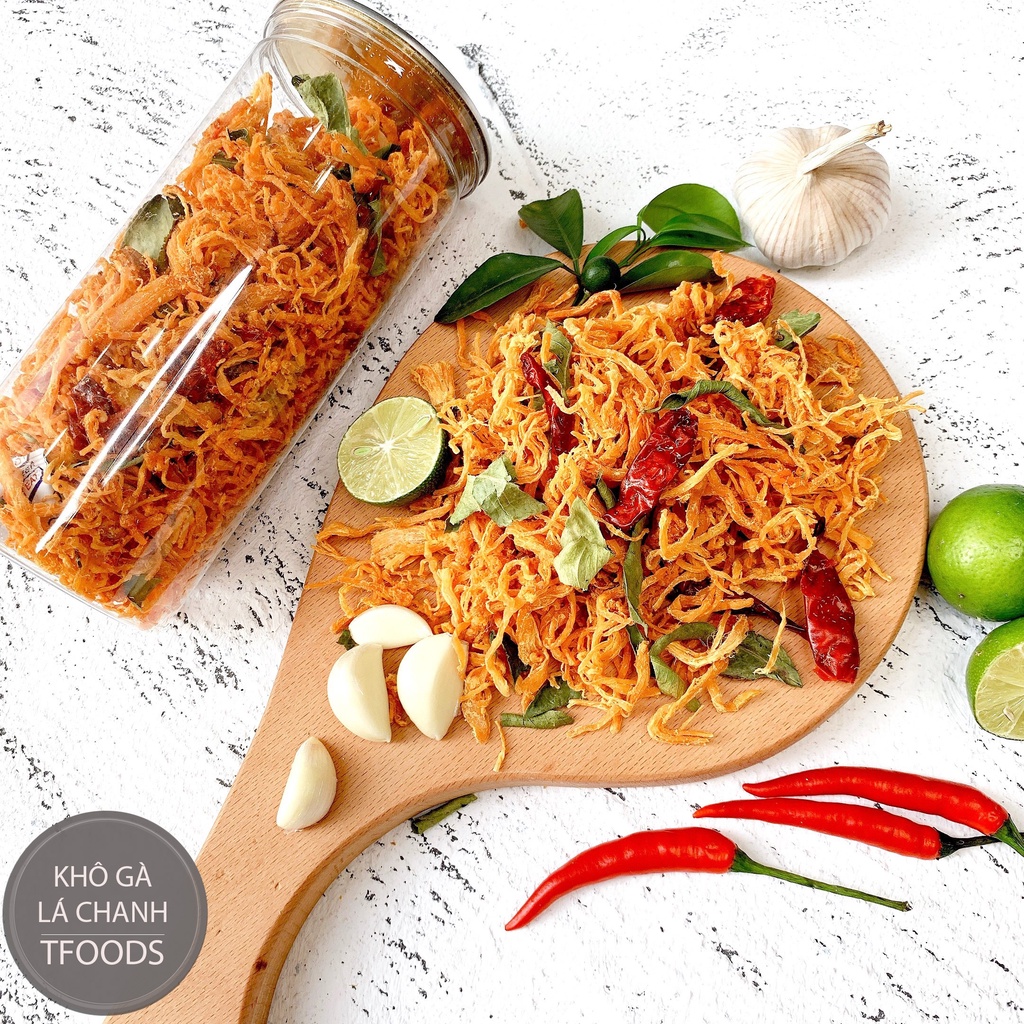 [FREESHIP] TỪ ĐƠN 50K - Khô Gà Lá Chanh - Ăn Là Mê, Đậm Vị, Thơm Ngon - Hủ 300g | BigBuy360 - bigbuy360.vn