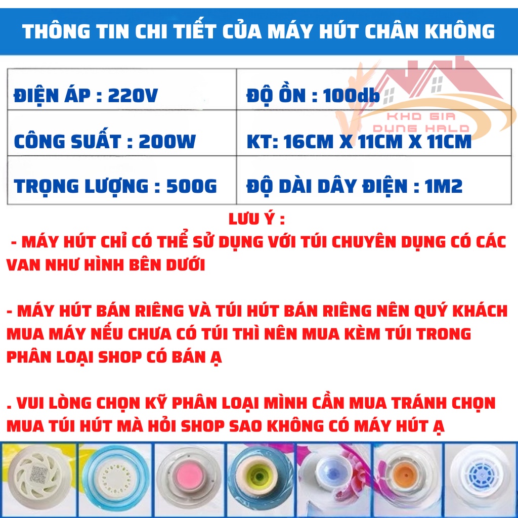 Máy Hút Chân Không Mini Hút Quần áo cực mạnh ,Tiện Mang đi Du Lịch