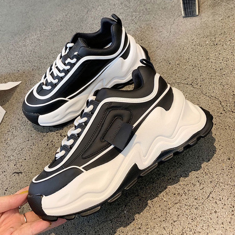 Giày Thể Thao Đế Dày Phong Cách harajuku Hàng Mới Dành Cho Bạn Nữ