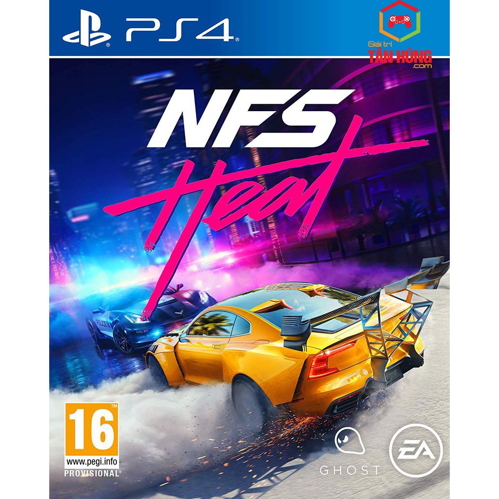 Đĩa Game Ps4 Need For Speed Heat