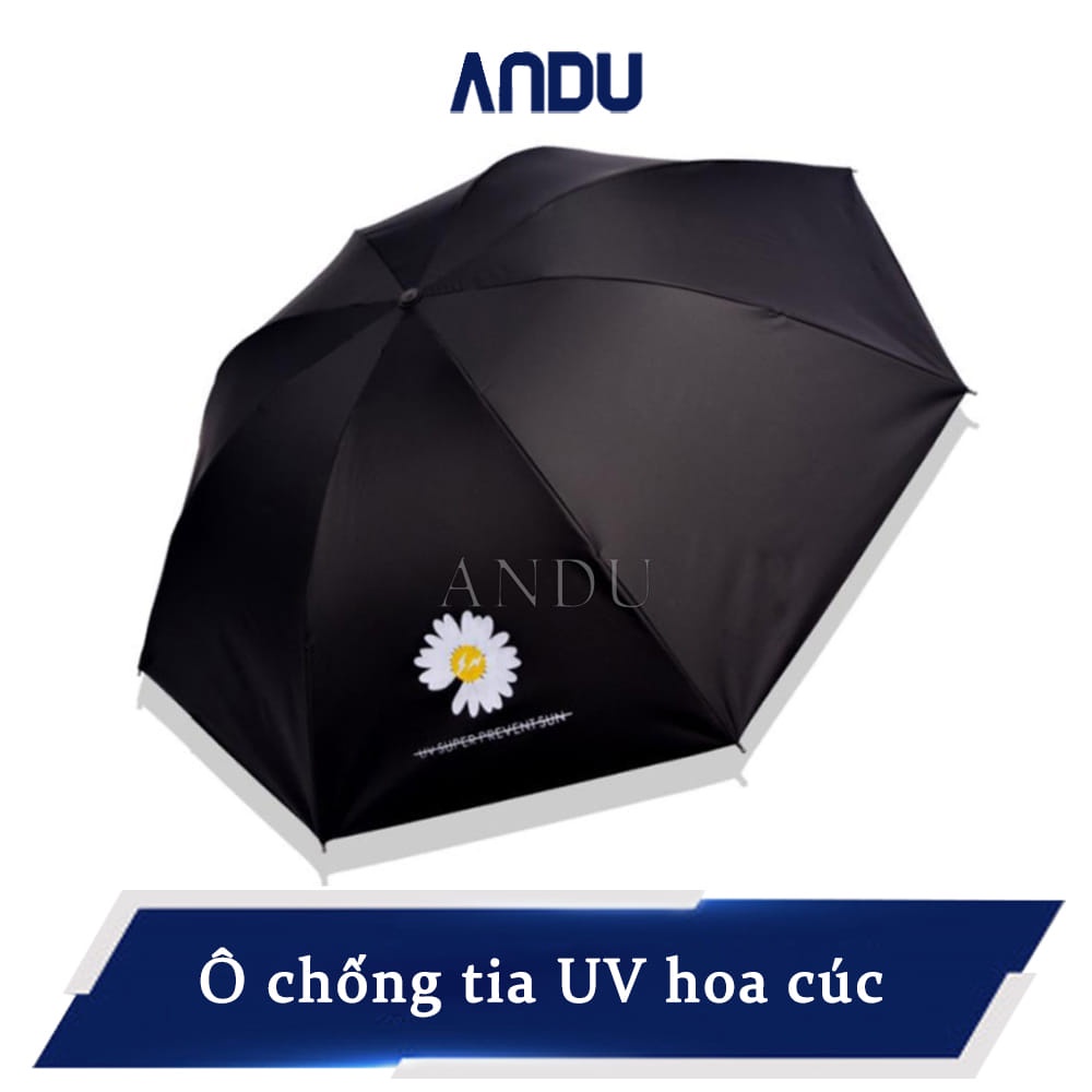 Dù Che Mưa, Dù Che Nắng Chống Tia UV Hoa Cúc Cực Tốt