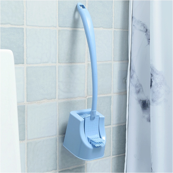 Chổi Cọ Toilet 2 Đầu,Dụng Cụ Chà Toilet 2 Đầu (Bao Gồm Giá Đỡ Chổi)