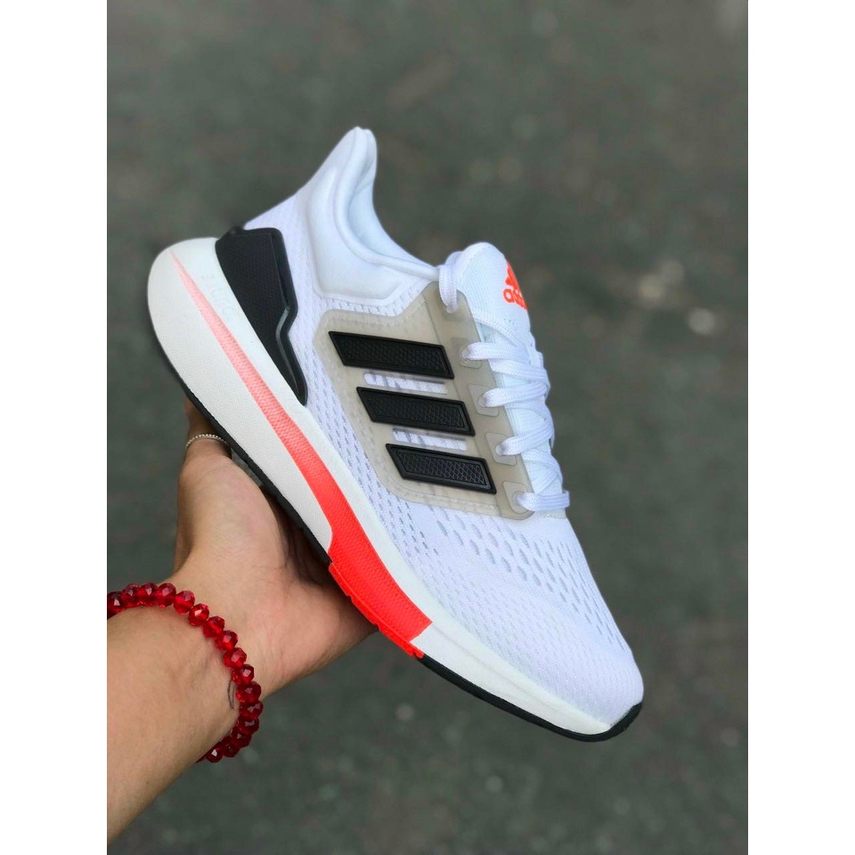 [FULL BOX] Giày Thể Thao Nam Adidas EQ Bản Mới Nhất 2021- Trắng Đỏ - Đi Làm Đi Chơi Đi Tập Đều rất đẹp