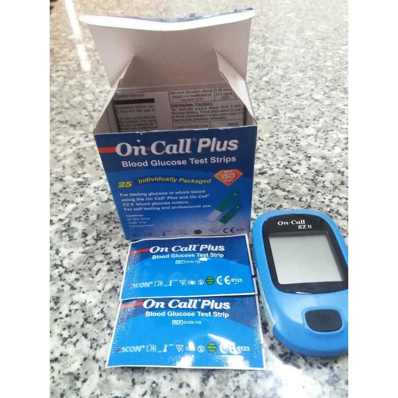 Que thử đường huyết On Call Plus 25que/hộp