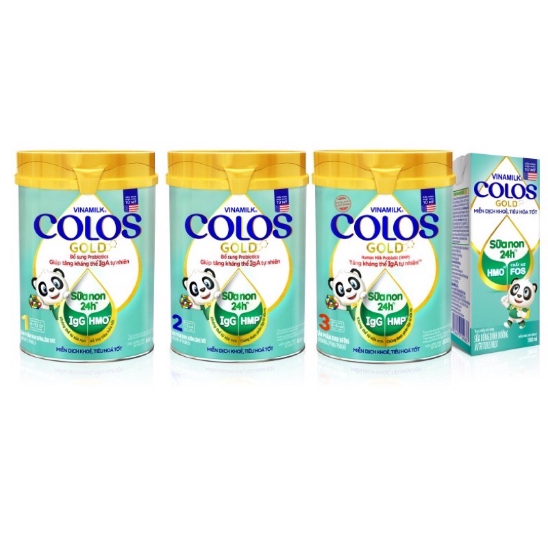 Sữa Vinamilk Colos Gold 1 350g bổ xung sữa non 24h