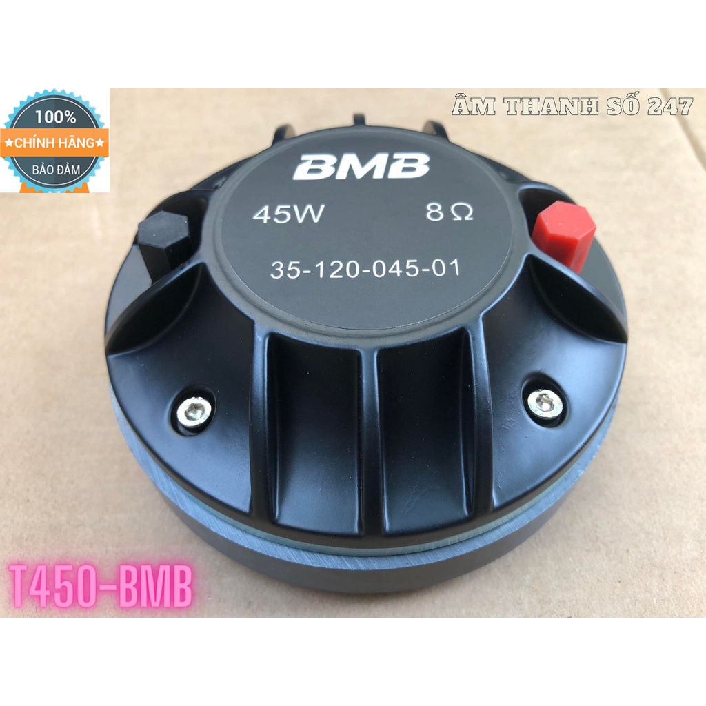 Treble 450 nắp nhôm từ 120 côn 45 + tặng tụ 2,2uf / giá 1 chiếc