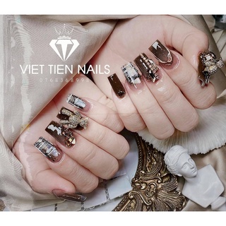 Móng nối hàn hsm bịch đủ size bịch 500 móng - Móng tip vuông