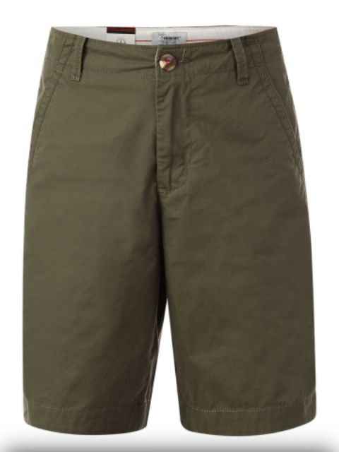 Quần sooc kaki nam Vĩnh Tiến dáng classic.