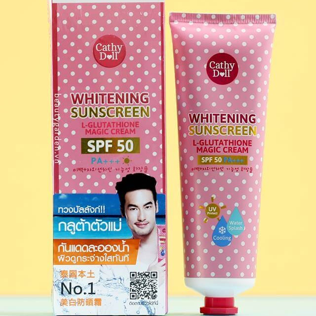 Kem Chống Nắng trắng da Cathy Doll Whitening Sunscreen SPF50