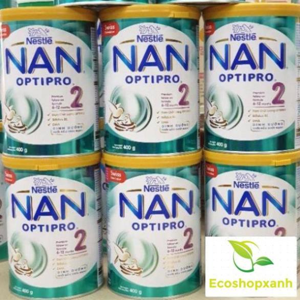 Combo 3 lon Sữa NAN OPTIPRO 2 Mẫu Mới 400g (Date 2021)