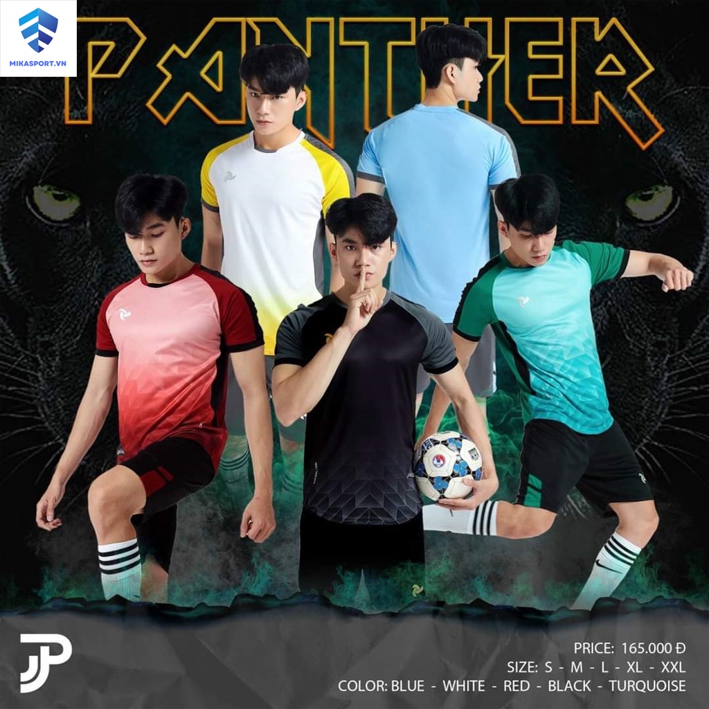 Bộ Quần Áo Bóng Đá Just Play Panther Chiến Binh Báo Đen 2024