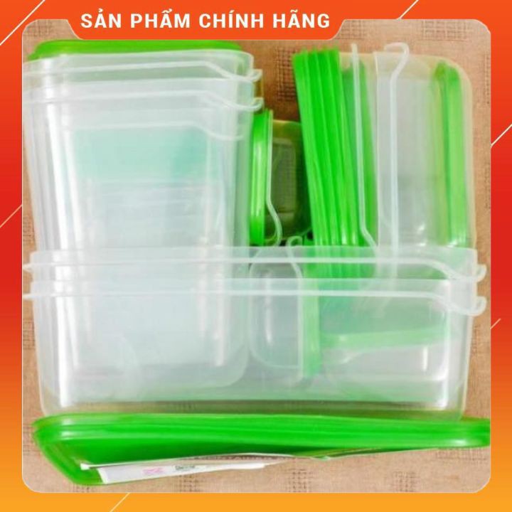 Set 17 Hộp nhựa cao cấp đựng thực phẩm bảo quản tủ lạnh