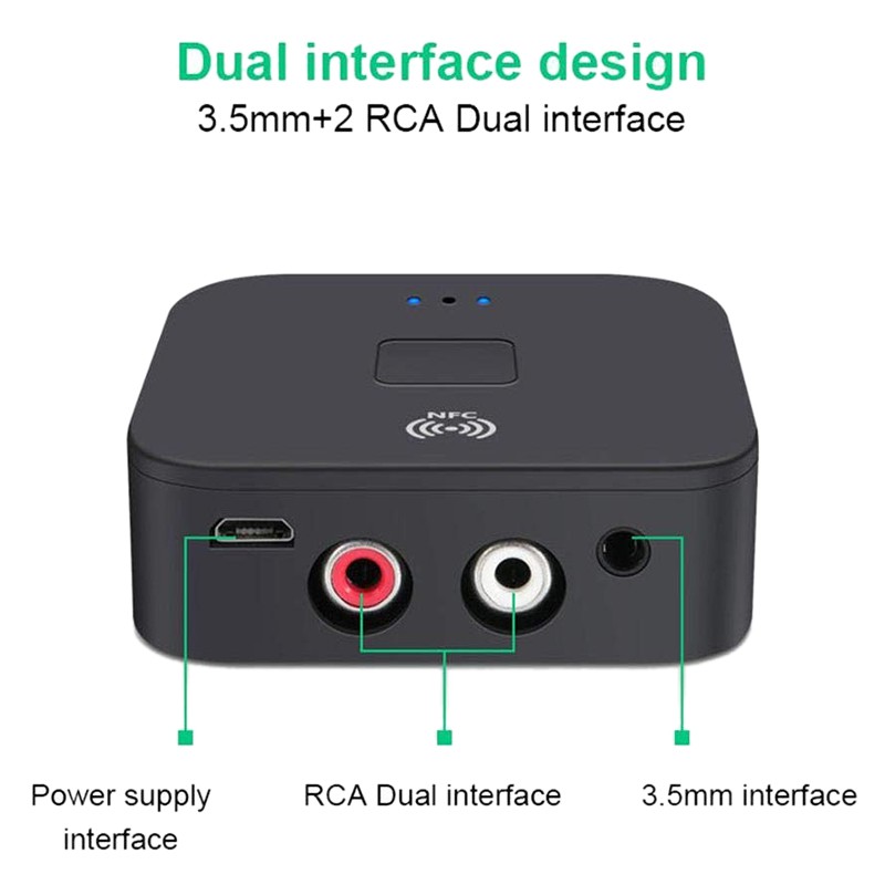 RCA Thiết Bị Nhận Tín Hiệu Bluetooth 5.0 Kèm Dây Cáp Âm Thanh 3.5mm