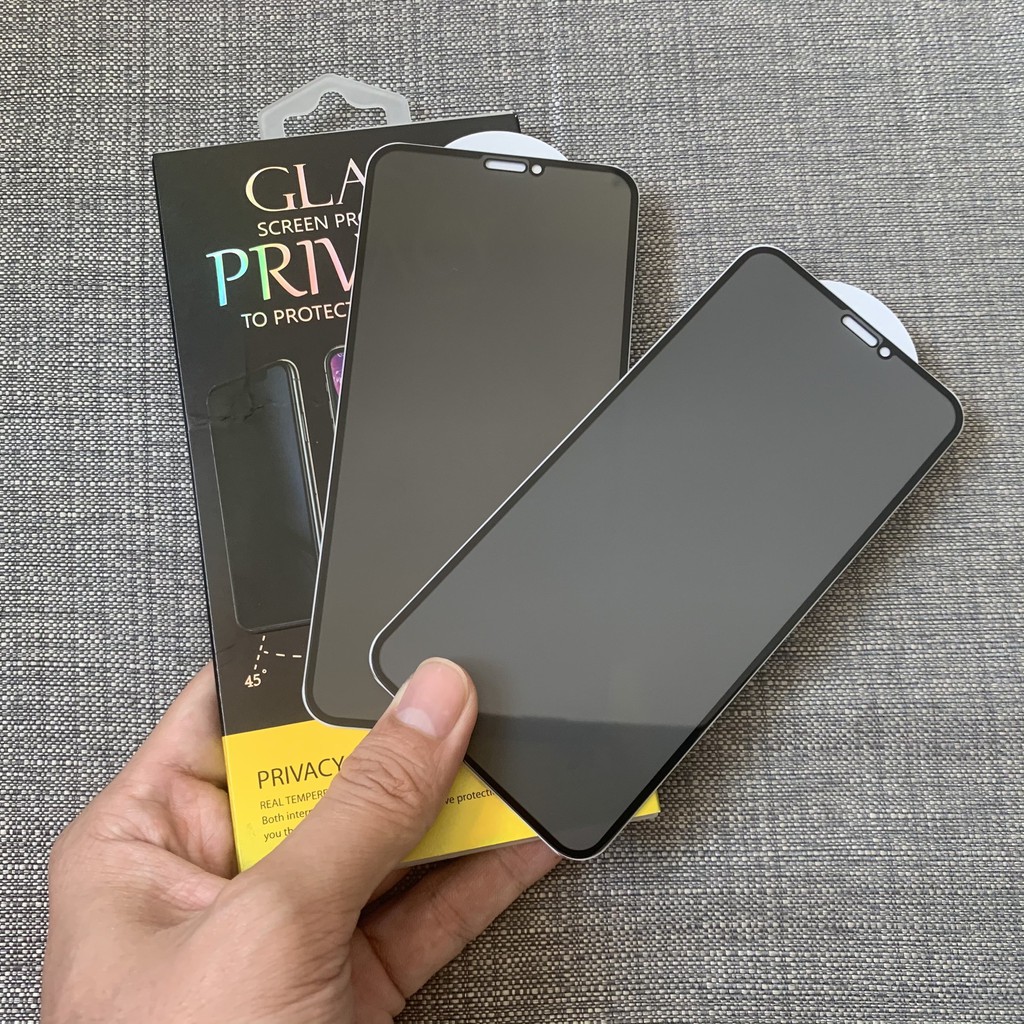Kính cường lực 12 PRO MAX chống nhìn trộm Full màn siêu nét - Đủ dòng máy