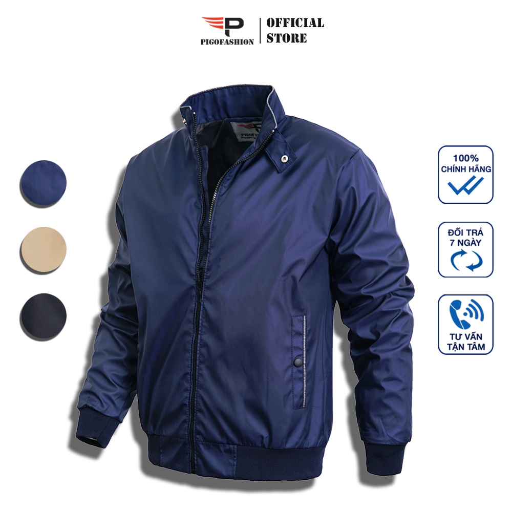 [Mã LTBAUAB19 giảm 7% đơn 99K] Áo khoác dù 2 lớp Pigofashion chất dù xịn, 2 túi trong rộng, form dáng đẹp AKD903