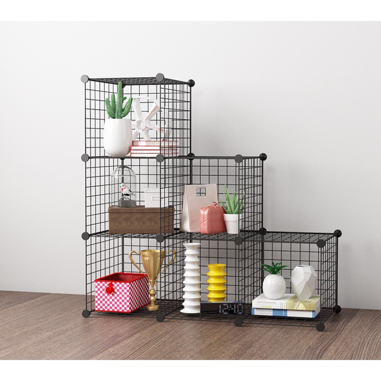 🎁TẶNG CHỐT-BÁN THEO TẤM🎁 Tấm Lưới Sắt, Thép - MÀU ĐEN 🚛Kệ Đa Năng Làm Giá Để Sách, Để Đồ Tiện Dụng