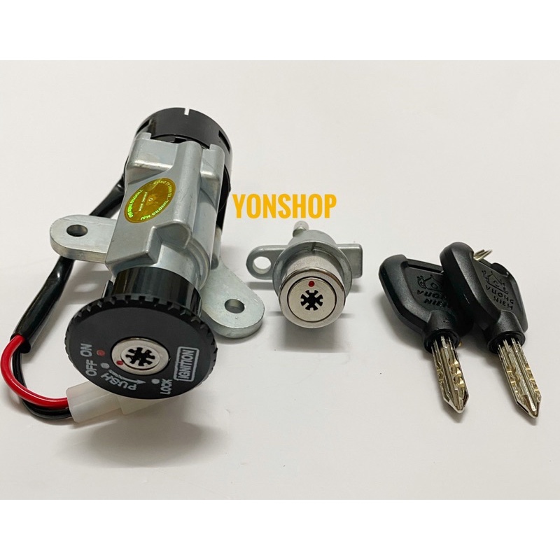 Bộ Ổ Khoá Xe Ya Jupiter Chìa 6 - 8 Cạnh Chống Trộm Cao Cấp Chính Hãng VƯƠNG NIỆM