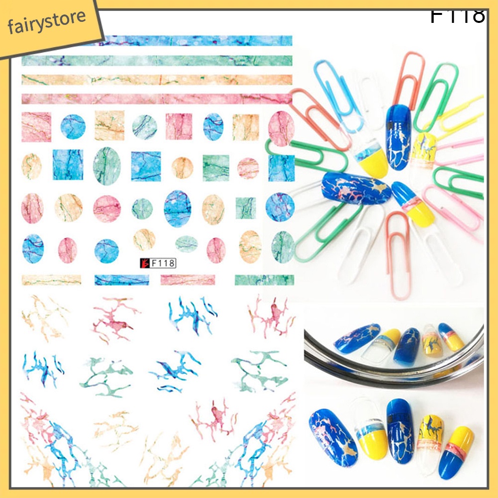 Tờ Miếng dán trang trí móng tay xinh xắn