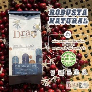 Cà phê Robusta Natural 100% nguyên chất rang mộc, cà phê sạch hữu cơ, pha phin, pha máy, espresso