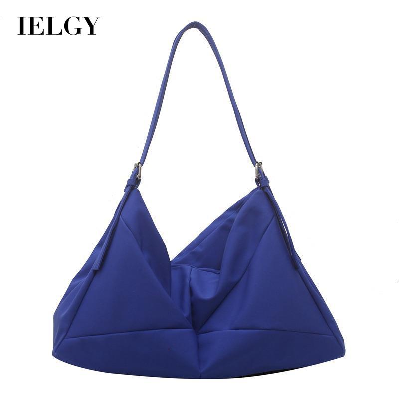 Túi Đeo Vai Bằng nylon Màu Trơn Sức Chứa Lớn Thời Trang Cho Nữ