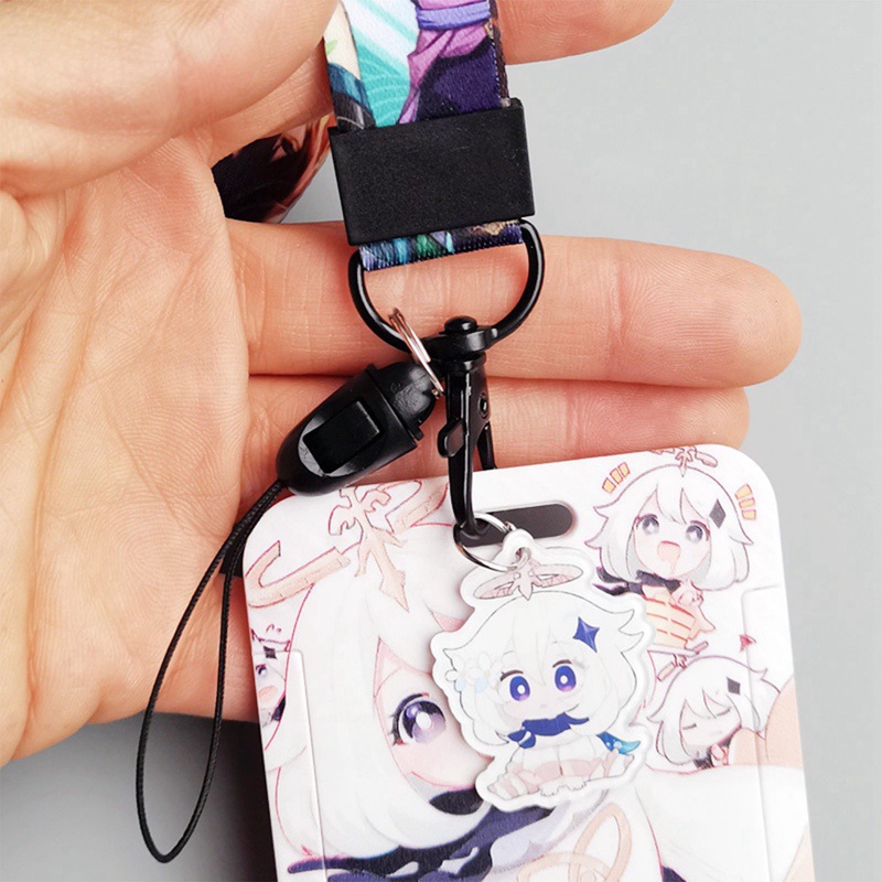 Dây Đeo Cổ Gắn Điện Thoại/Túi Xách Họa Tiết Hoạt Hình Anime Cho Nữ