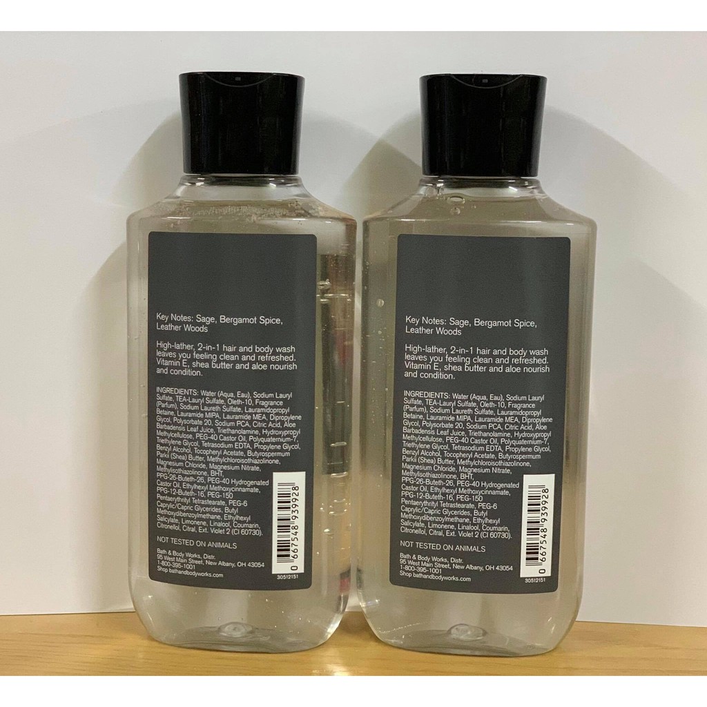 Sữa tắm gội cho nam Bath & Body Works Graphite  Hair & Body Wash 295ml