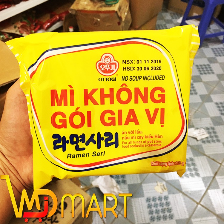 Mì không gói gia vị Ottogi Hàn quốc 110g/gói
