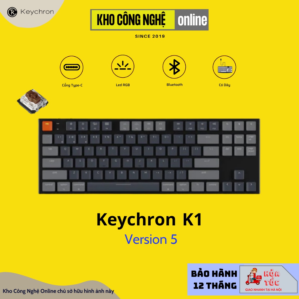 Keychron K1 - Bàn phím cơ Keychron K1 (Version 5)