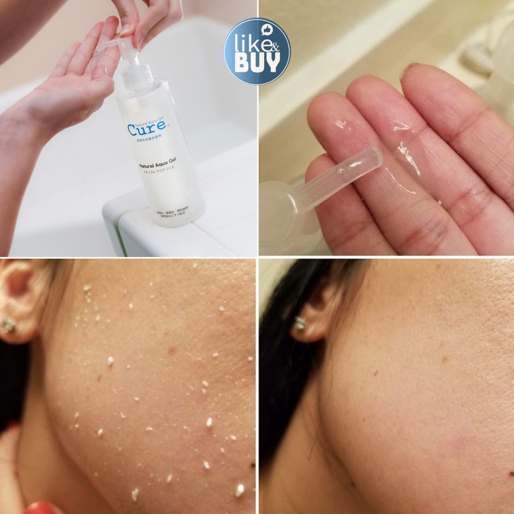 Tẩy da chết CURE NATURAL AQUA GEL, gel tẩy tế bào chết 250ml - hàng nội địa NHẬT | BigBuy360 - bigbuy360.vn